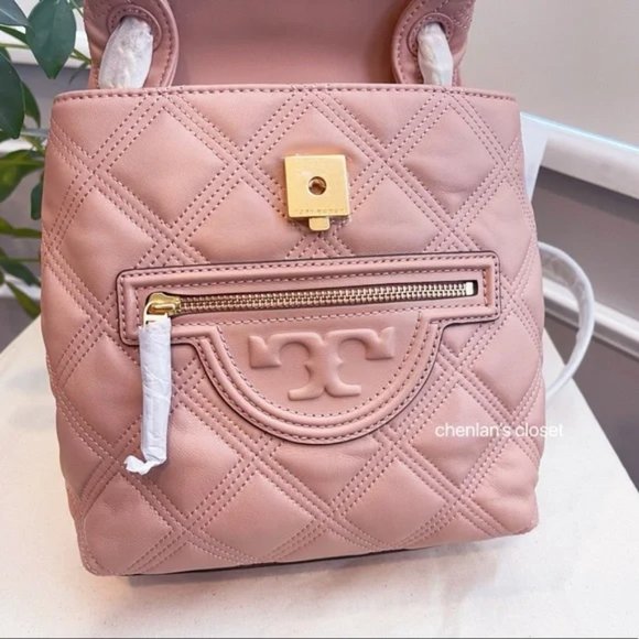 🌸NeW! Tory Burch Soft Fleming Mini Backpack - Picture 5 of 14